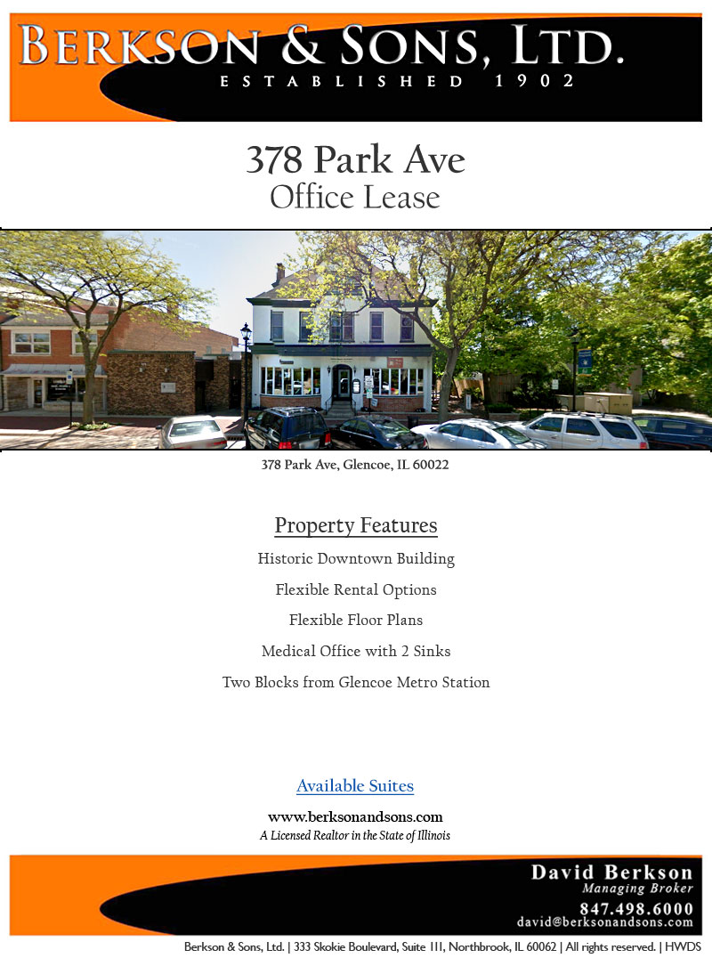 Berkson & Sons - 378 Park Avenue - Property Feature
